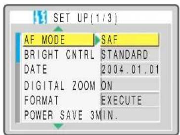 KYOCERA Finecam M400R - This setting selects the method the camera uses to automatically set the focus. - 2