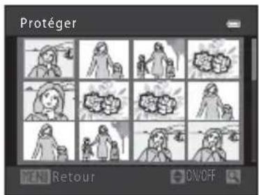 Protéger MEN Retour DV/OFF