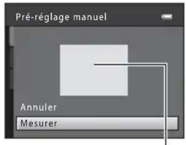 Pré-réglage manuel Annuler Mesurer