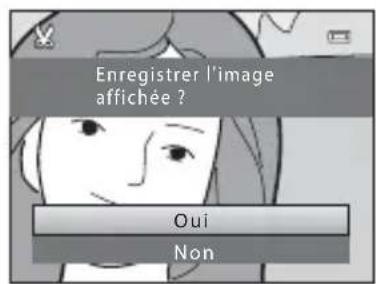 Enregistrer l'image affichée ? Oui Non