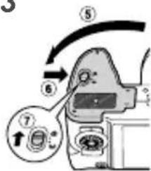 OLYMPUS SP-620UZ Traveller - Inserting the battery - 3