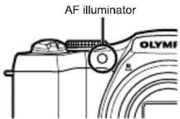OLYMPUS SZ-31MR Traveller - Using the assist lamp for shooting a dark subject [AF Illuminat.] - 1