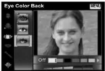 OLYMPUS Tough TG-620 - Use ◀▶ to select the retouching setting, and press the Ⓞ button to set. - 3