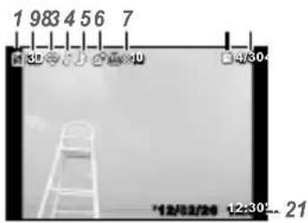 OLYMPUS Tough TG-620 - Playback mode display - 1
