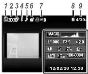 OLYMPUS Tough TG-620 - Playback mode display - 3