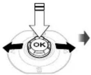 OLYMPUS Tough TG-620 - Use ◀▶ to select the mode and then press the Ⓞ button to set. - 1