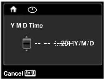 OLYMPUS VG-130 Smart - Press ▷ to save the setting for [Y]. - 2