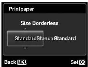 OLYMPUS VG-130 Smart - Changing the printer's settings for printing [Custom Print] - 2