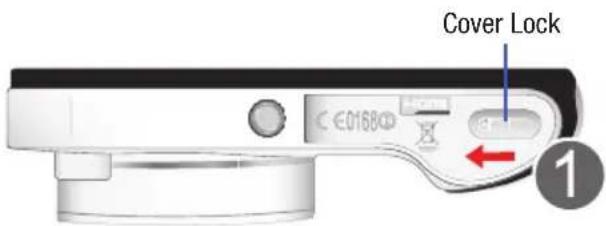 SAMSUNG Galaxy EK-GC100 - Opening the Battery Compartment - 1