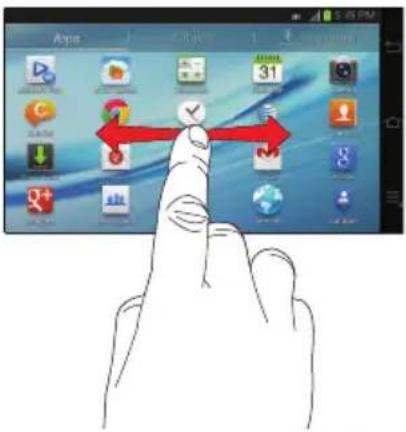 SAMSUNG Galaxy EK-GC100 - Navigating Through the Application Menus - 1