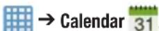 SAMSUNG Galaxy EK-GC100 - Calendar - 1