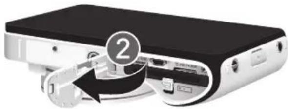 SAMSUNG Galaxy EK-GC100 - Opening the Battery Compartment - 2