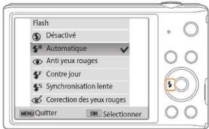 SAMSUNG ST150F - Utilisation du flash - 1