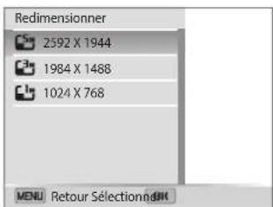 SAMSUNG ST150F - Redimensionnement des photos - 1