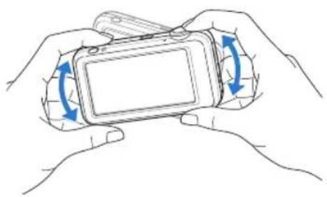 SAMSUNG ST80 - Visionner des fichiers avec la fonction de reconnaissance des mouvements - 1