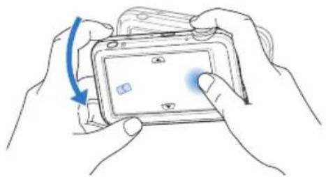SAMSUNG ST80 - Sélectionner un menu à l'aide de la fonction de reconnaissance des mouvements - 3