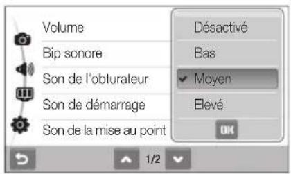 SAMSUNG ST80 - Accéder au menu des paramètres - 2