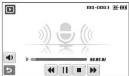 SAMSUNG ST80 - Lire un mémo vocal - 1