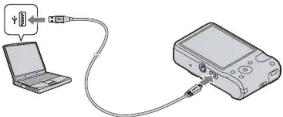 SONY Cybershot DSC-HX7X - Carica con il collegamento ad un computer - 1