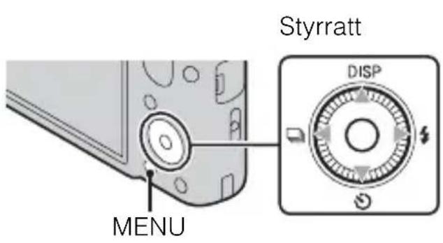 Styrratt DISP MENU