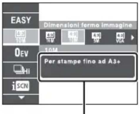 EASY Dimensioni fermo immagine 40 10M 40 10M 40 5M 40 10M DEV Hi i SCN Per stampe fino ad A3+