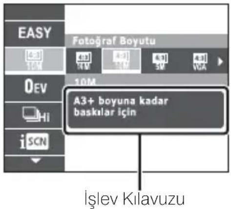 EASY 10M OEV Hi i SCN Fotograf Boyutu 10M 10M 5M 4M VGA A3+ boyuna kadar baskılar için İşlev Kılavuzu