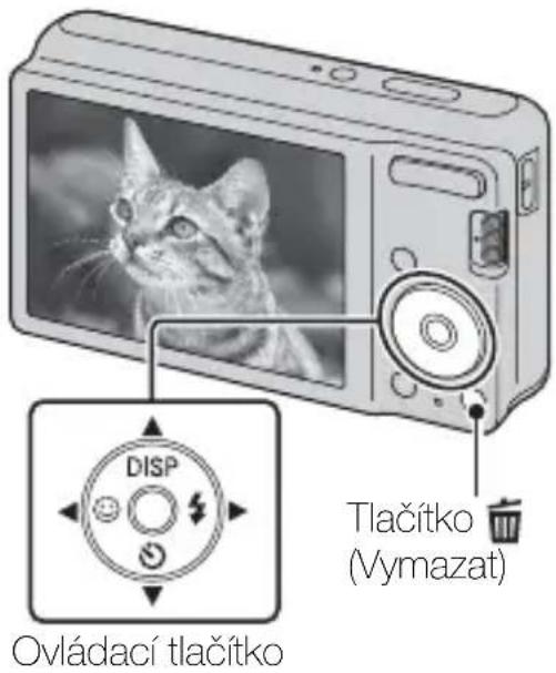 Ovládací tlačítko DISP Tlačítko (Vymazat)