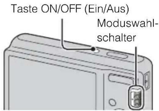 Taste ON/OFF (Ein/Aus) Moduswahl- schalter