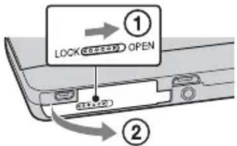 LOCK (045649) OPEN ① ②