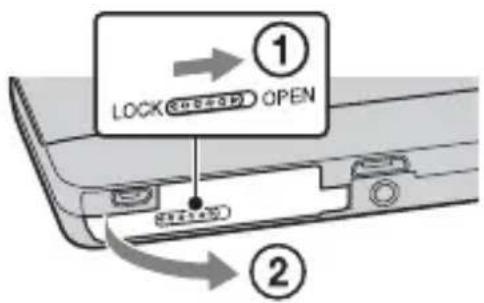 ① LOCK (0.05+0.07) OPEN ②
