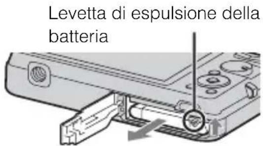 Levetta di espulsione della batteria