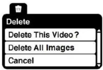 VIVITAR ViviCam 5118 - Video Playback Mode Menus - 1