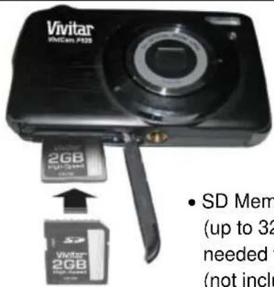 VIVITAR ViviCam F529 - Initial Camera Setup - 2