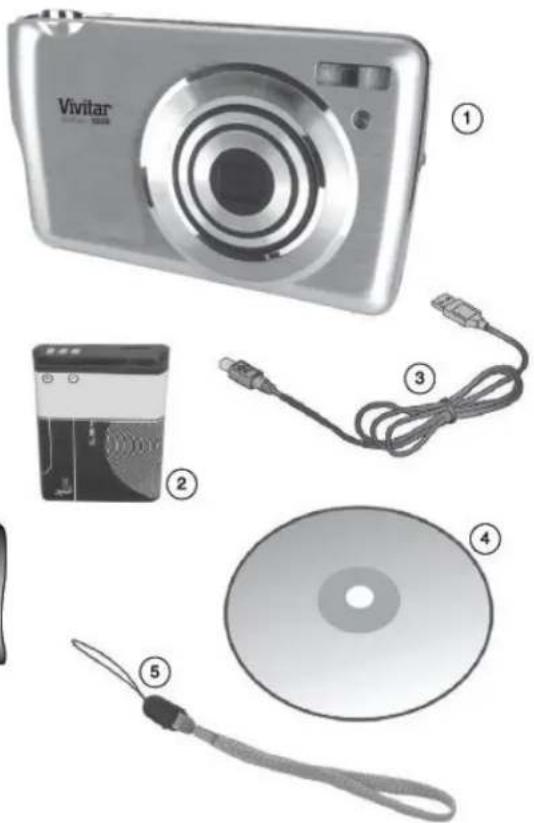 VIVITAR ViviCam S529 - What Your Camera Includes - 1