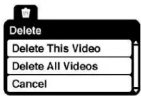 VIVITAR ViviCam S529 - Video Playback Mode Menus - 1