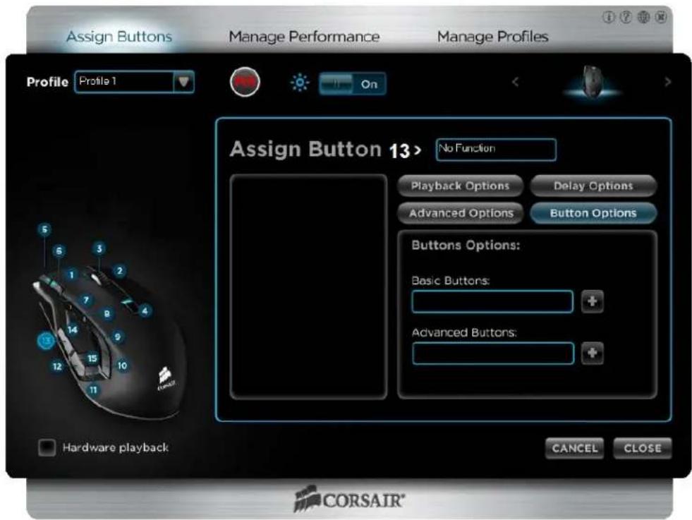 CORSAIR Vengeance M90 - How to: Changing a button mapping - 1