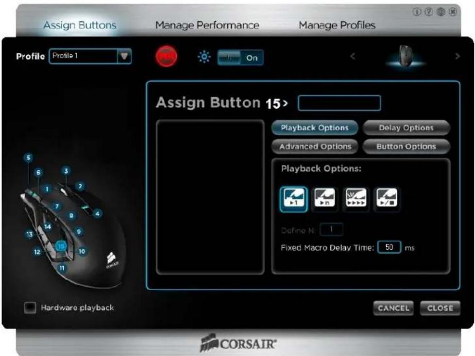 CORSAIR Vengeance M90 - How-to: Record and assign a macro - 1