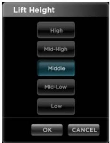 CORSAIR Vengeance M90 - Lift Height - 1