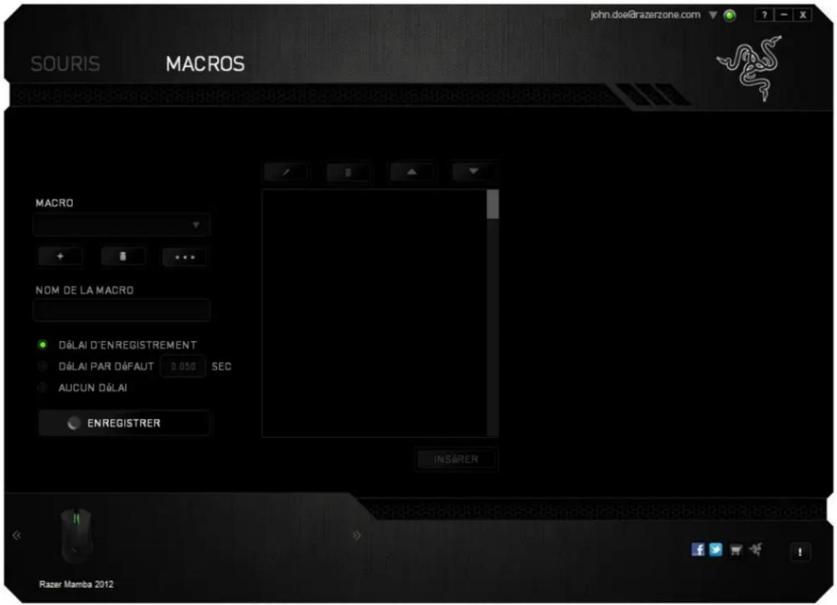 RAZER Mamba 2012 - ONGLET MACROS - 4
