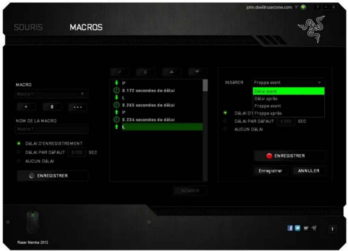 RAZER Mamba 2012 - ONGLET MACROS - 6