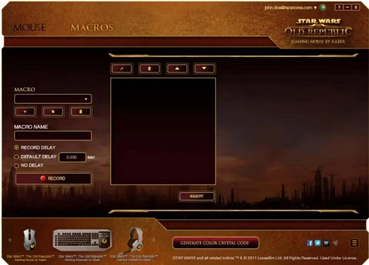 RAZER SWTOR - MACROS TAB - 4