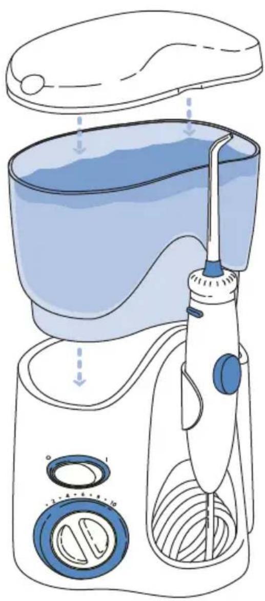 Waterpik WP-110 - Inserting and Removing Tips - 1
