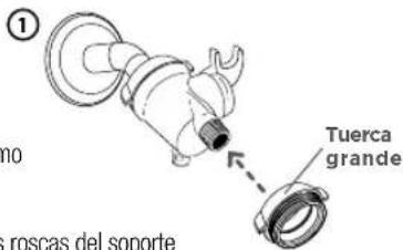 Waterpik WP-480 - Reinstalación de un cabezal de ducha con bola con pivote escondida Waterpik - 1