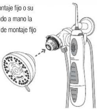 Waterpik WP-480 - Reinstalación de un cabezal de ducha con bola con pivote escondida Waterpik - 4