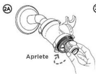 Waterpik WP-480 - Reinstalación de un cabezal de ducha con bola con pivote escondida Waterpik - 2