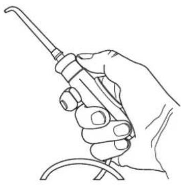 Waterpik WP-60 - Placement dans la bouche - 2