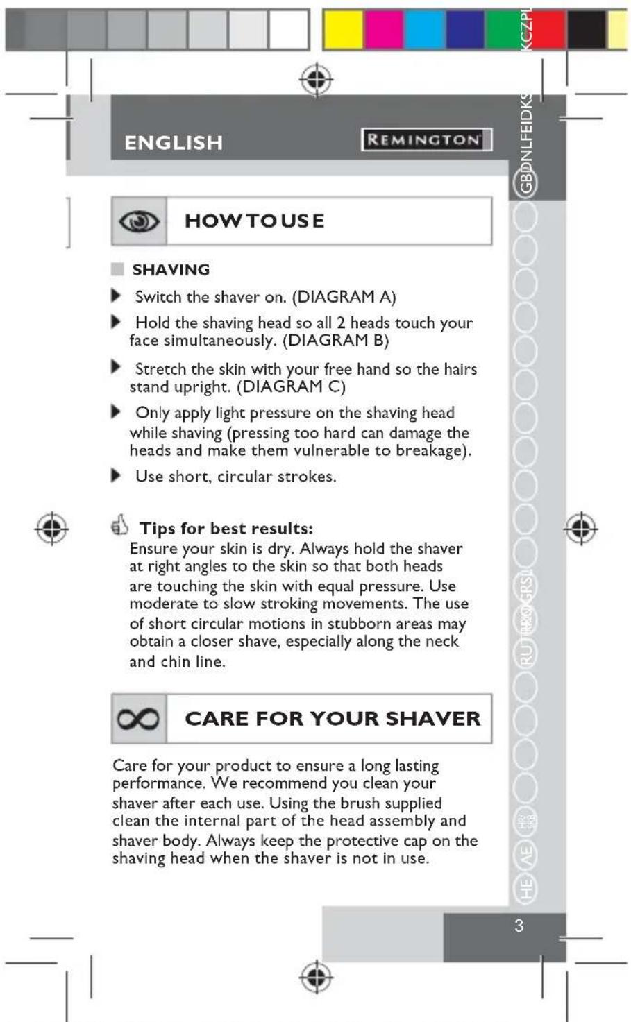 REMINGTON R91 Dualtrack - CHARGING YOUR SHAVER - 3