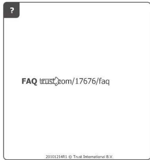 FAQ trust.com/17676/faq 20101214R1 © Trust International B.V.