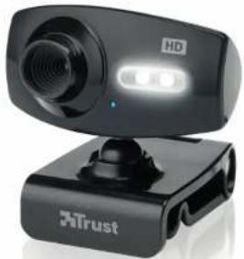 Exterior view of a black HD-branded remote camera with 'HTrust' branding (no additional text or symbols visible)