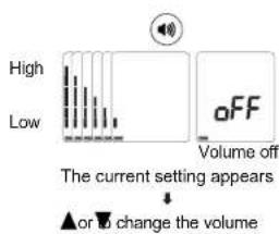 A&D Médical UA-1030 - ADJUSTING THE SPEAKER VOLUME USING THE MONITOR WITH AC ADAPTER - 1